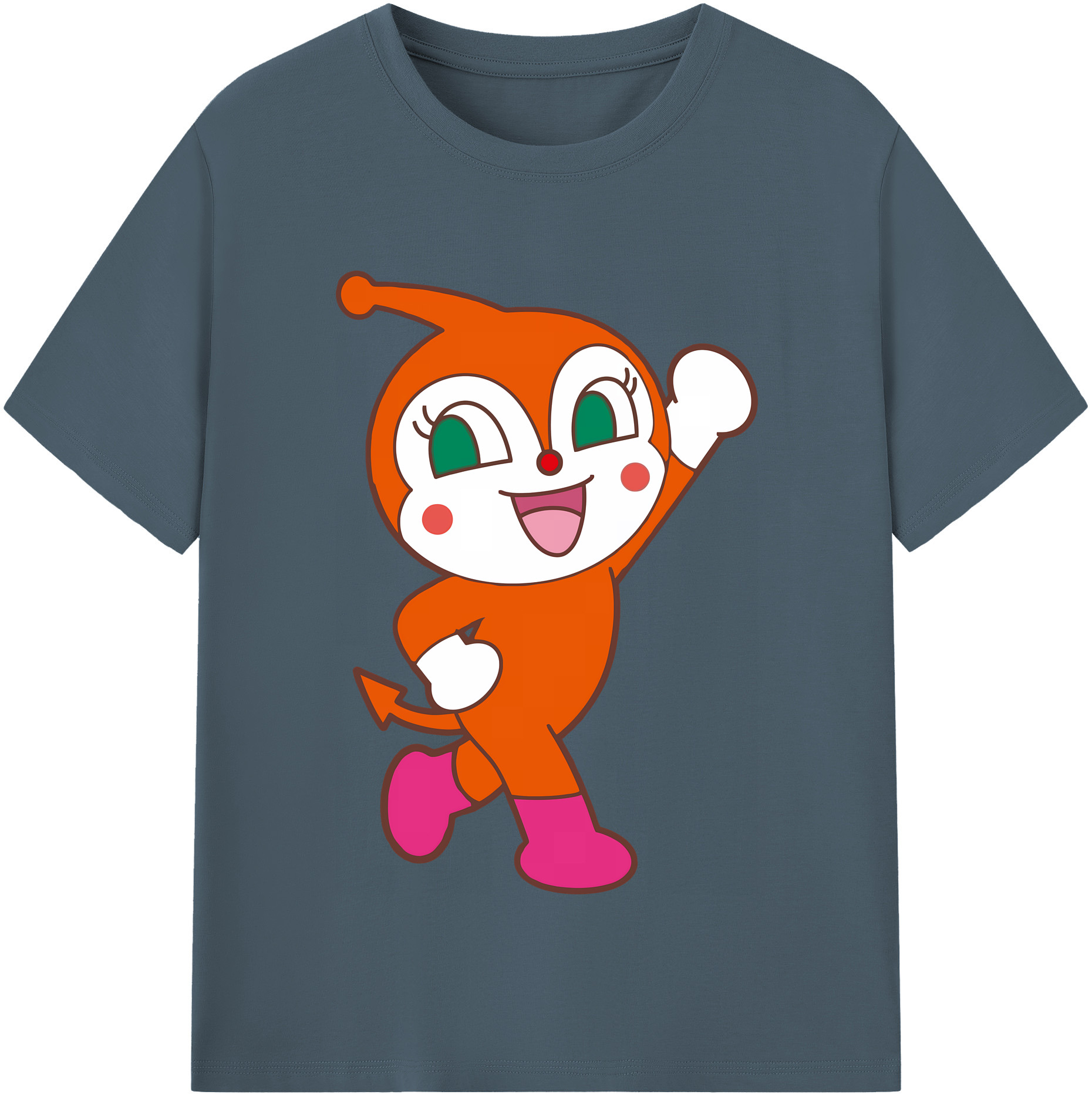 （画像用） アンパンマン Anpanman 綿100％半袖Tシャツ（フロントプリント）